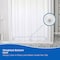 Kenney Mfg Medium Weight Extra Long PEVA Shower Curtain Liner, 70in W x 78in H, White KN61469 - alternate 6